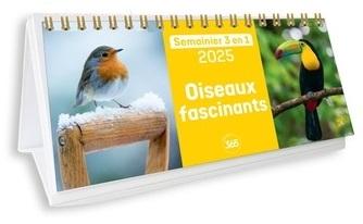 CALENDRIER SEMAINIER 2025 OISEAUX FASCINANTS