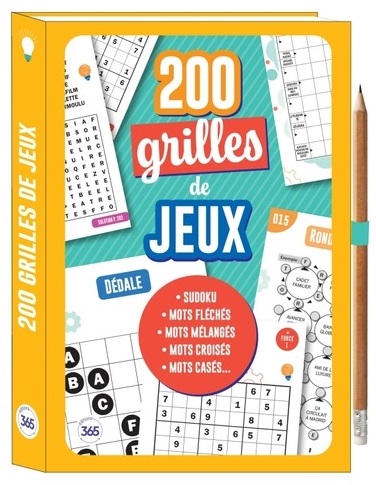 200 JEUX DE GRILLES - UN CRAYON OFFERT