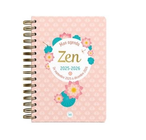 MON AGENDA ZEN 2025-2026, 16 MOIS GRAND FORMAT