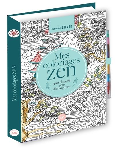 MES COLORIAGES ZEN - 300 DESSINS POUR DECOMPRESSER - CRAYON MULTI-MINES OFFERT