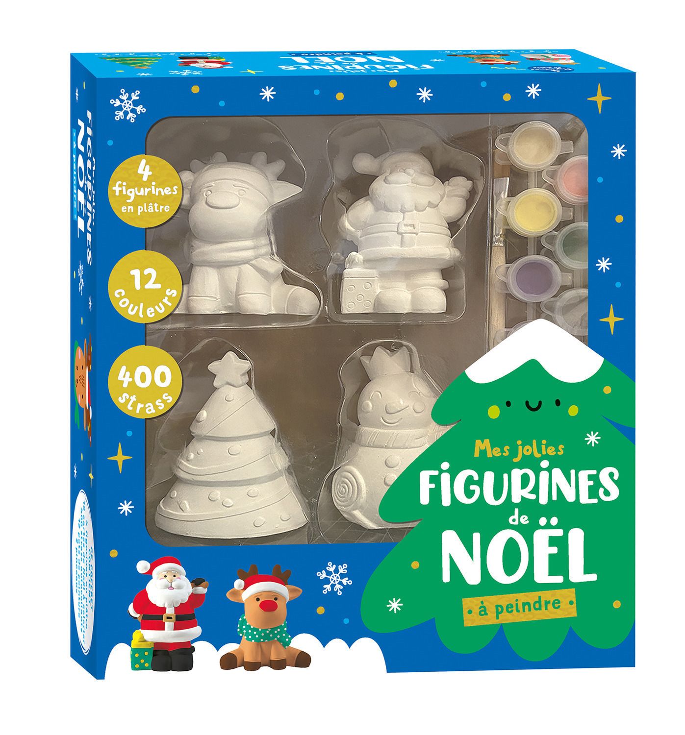 MES JOLIES FIGURINES DE NOEL A PEINDRE