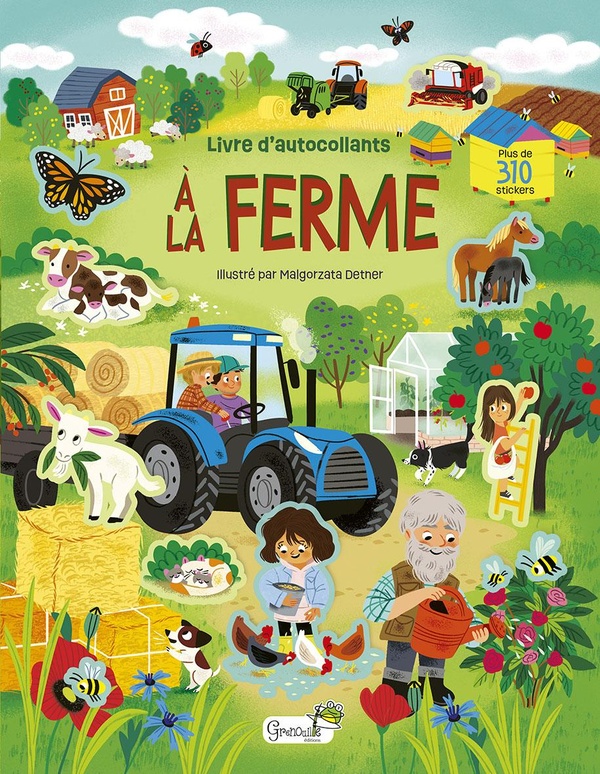 A LA FERME - LIVRE D'AUTOCOLLANTS
