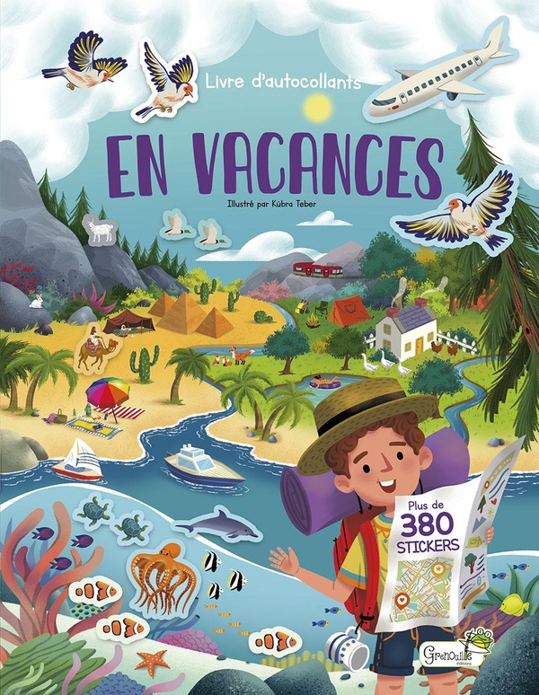 EN VACANCES - LIVRE D'AUTOCOLLANTS