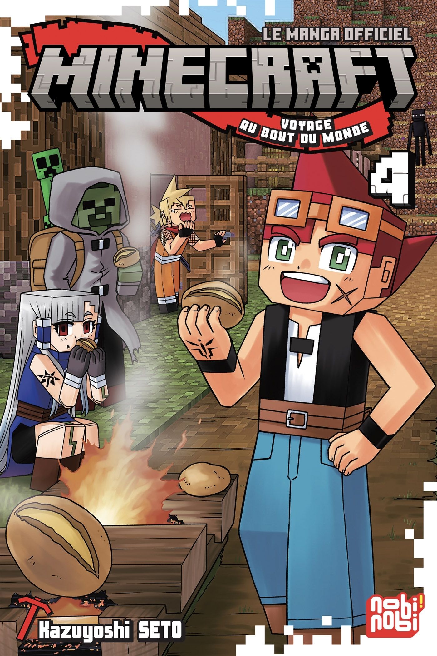 MINECRAFT, LE MANGA OFFICIEL - VOYAGE AU BOUT DU MONDE T04