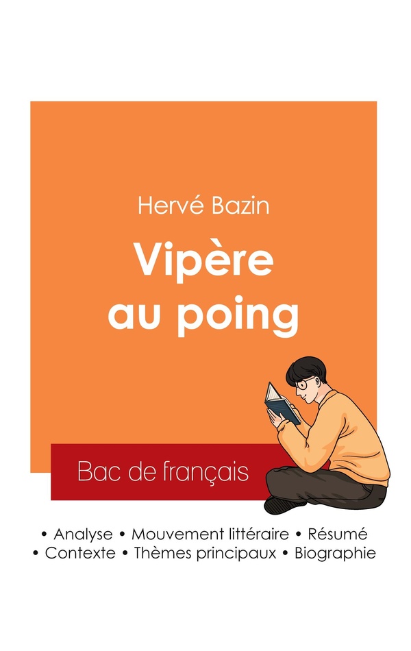 REUSSIR SON BAC DE FRANCAIS 2025 : ANALYSE DU ROMAN VIPERE AU POING DE HERVE BAZIN