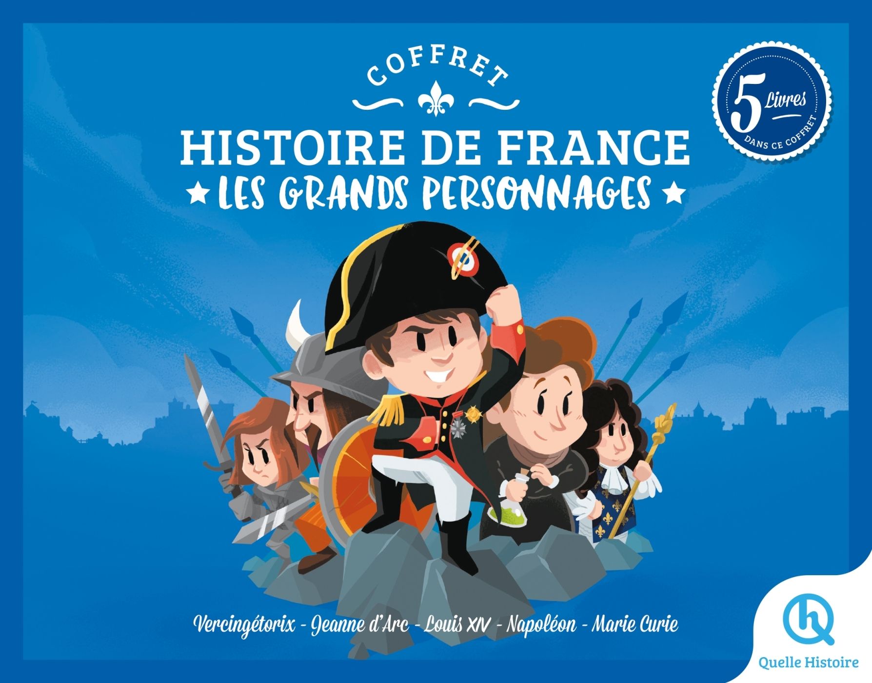 COFFRET HISTOIRE DE FRANCE - LES GRANDS PERSONNAGES