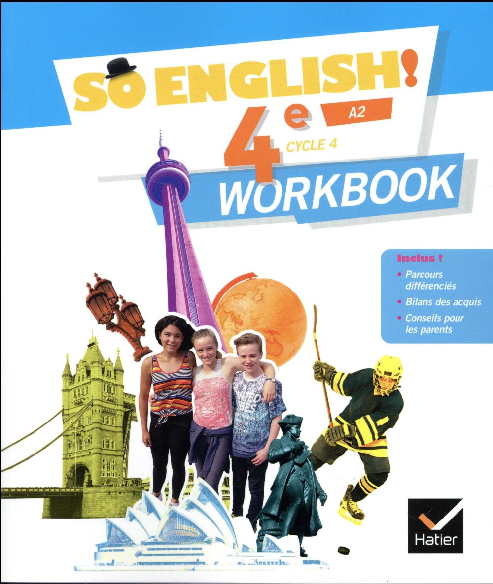 SO ENGLISH! - ANGLAIS 4E ED. 2017 - WORKBOOK