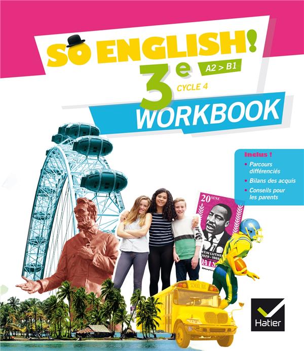 SO ENGLISH! - ANGLAIS 3E ED. 2017 - WORKBOOK