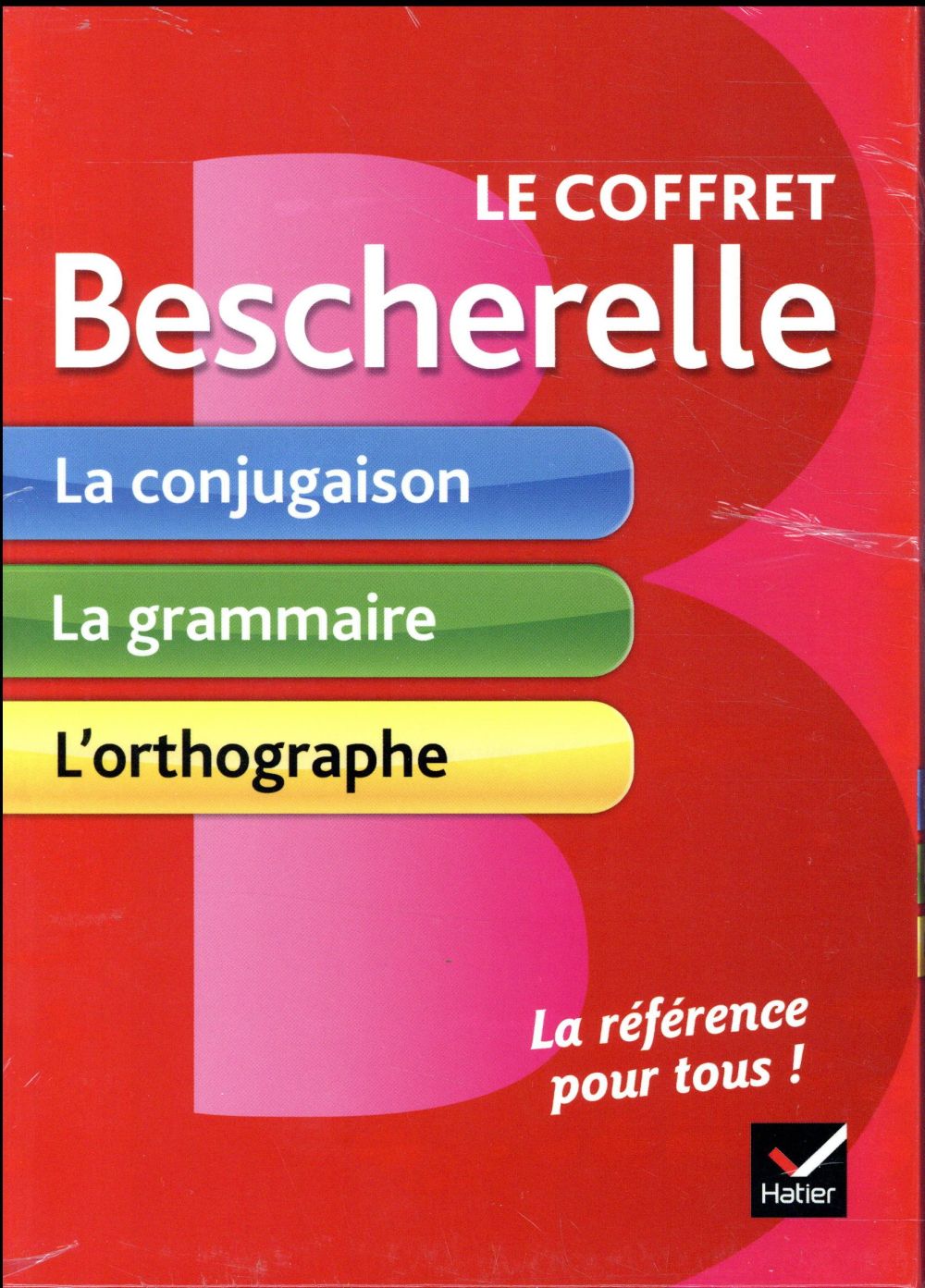 LE COFFRET BESCHERELLE - LA CONJUGAISON POUR TOUS, LA GRAMMAIRE POUR TOUS, L'ORTHOGRAPHE POUR TOUS