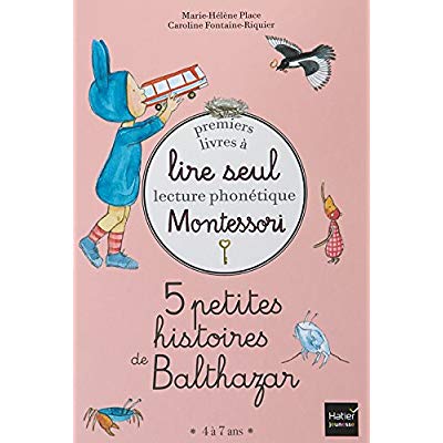 COFFRET PREMIERS LIVRES A LIRE SEUL 5 PETITES HISTOIRES DE BALTHAZAR NIVEAU 1 PEDAGOGIE MONTESSORI