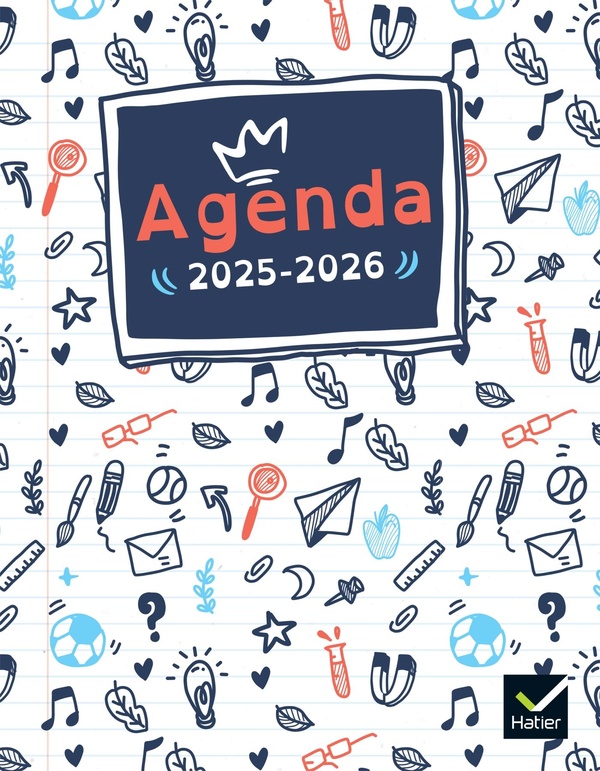 AGENDA DYS PRIMAIRE - 2025-2026 - ADAPTE AUX ENFANTS EN DIFFICULTES D'APPRENTISSAGE