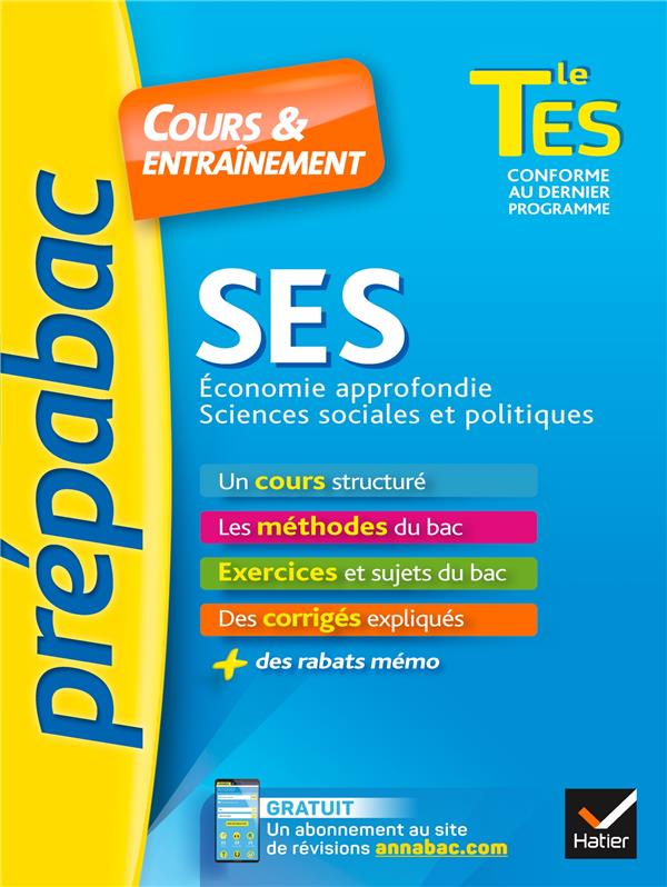 SES TLE ES SPECIFIQUE & SPECIALITE - PREPABAC COURS & ENTRAINEMENT