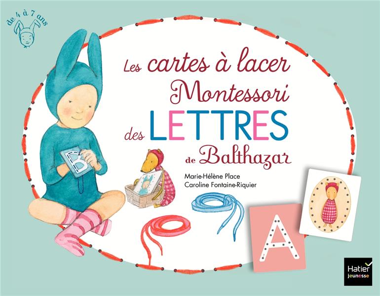 LES CARTES A LACER MONTESSORI DES LETTRES DE BALTHAZAR