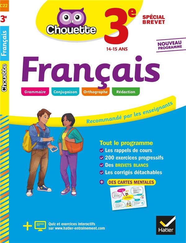 FRANCAIS 3E SPECIAL BREVET - CAHIER D'ENTRAINEMENT ET DE REVISION