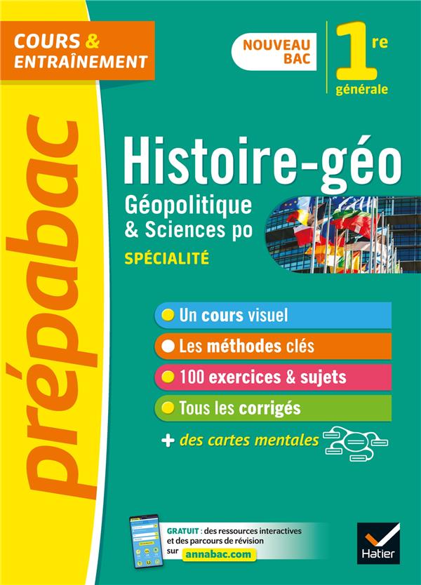 PREPABAC HGGSP 1RE GENERALE (SPECIALITE) - NOUVEAU PROGRAMME DE PREMIERE