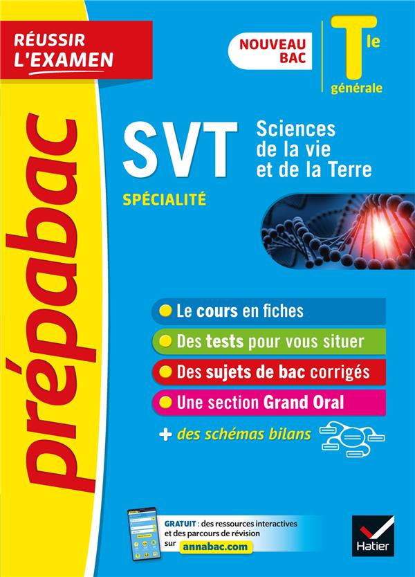 SVT TLE GENERALE (SPECIALITE) - PREPABAC REUSSIR L'EXAMEN - BAC 2023 - NOUVEAU PROGRAMME DE TERMINAL