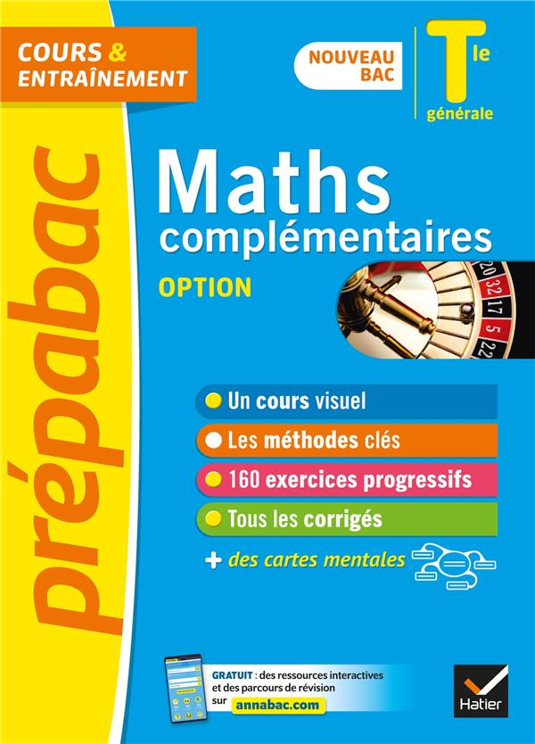 PREPABAC MATHS COMPLEMENTAIRES (OPTION) TLE GENERALE - BAC 2023 - NOUVEAU PROGRAMME DE TERMINALE