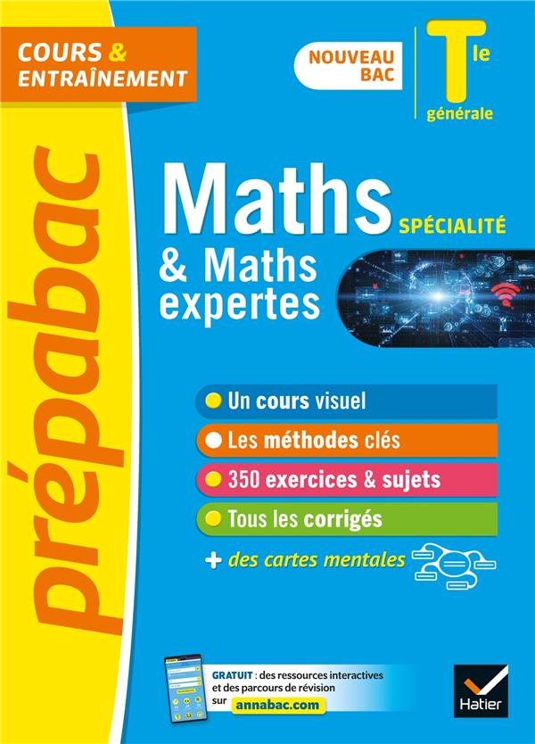 PREPABAC MATHS (SPECIALITE) & MATHS EXPERTES (OPTION) TLE GENERALE - BAC 2023 - NOUVEAU PROGRAMME DE