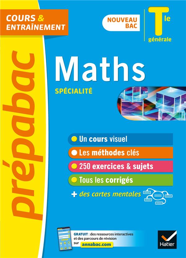 PREPABAC MATHS (SPECIALITE) TLE GENERALE  - BAC 2023 - NOUVEAU PROGRAMME DE TERMINALE