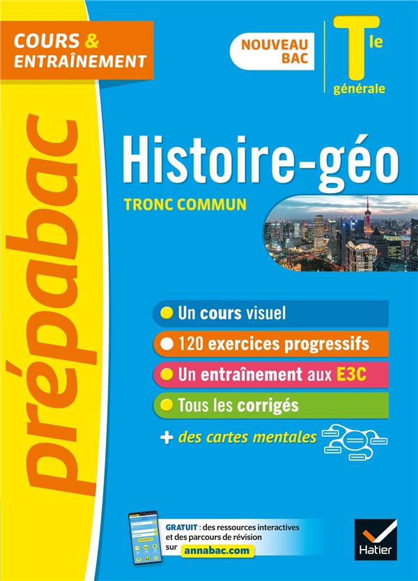 PREPABAC HISTOIRE-GEOGRAPHIE TLE GENERALE - BAC 2023 - NOUVEAU PROGRAMME DE TERMINALE