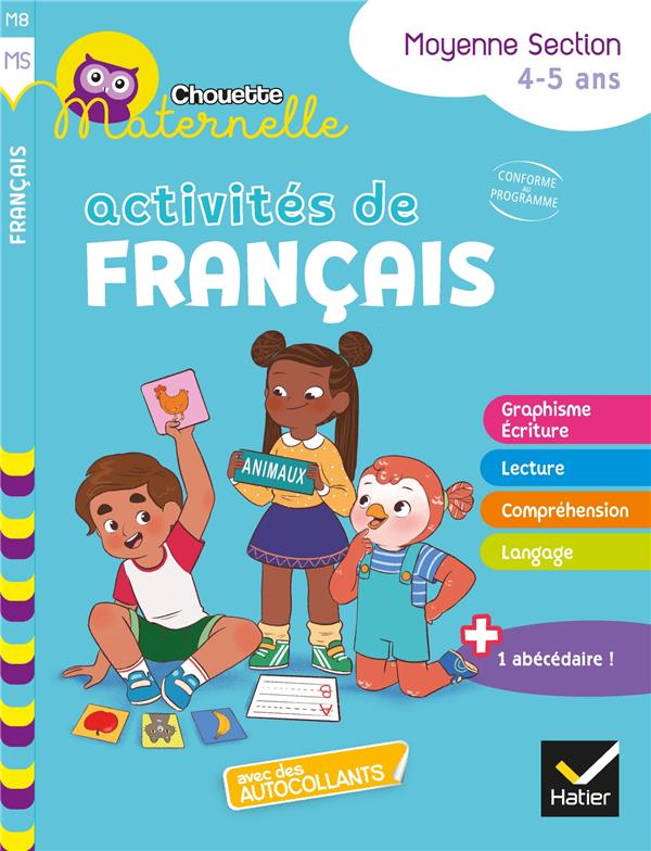 CHOUETTE MATERNELLE ACTIVITES DE FRANCAIS MOYENNE SECTION