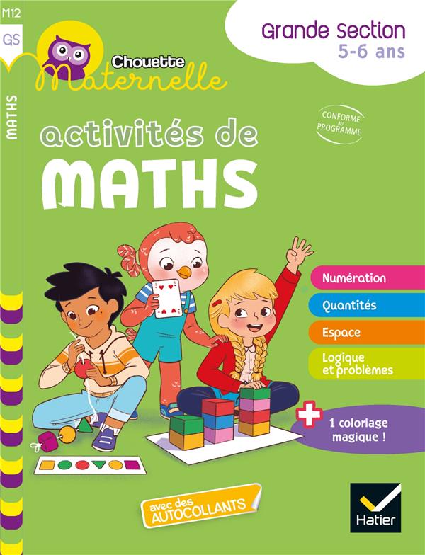 CHOUETTE MATERNELLE ACTIVITES DE MATHS GRANDE SECTION