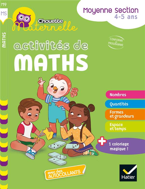 CHOUETTE MATERNELLE ACTIVITES DE MATHS MOYENNE SECTION