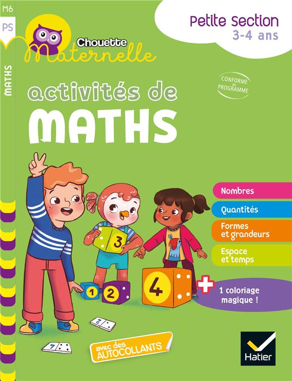 CHOUETTE MATERNELLE ACTIVITES DE MATHS PETITE SECTION