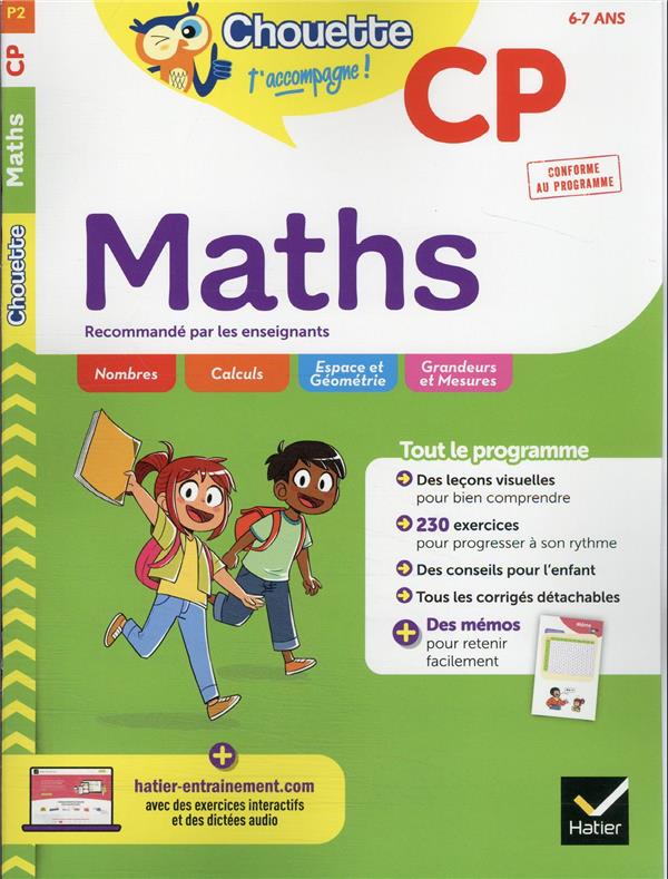 CHOUETTE - MATHS CP - CAHIER D'ENTRAINEMENT RECOMMANDE PAR LES ENSEIGNANTS