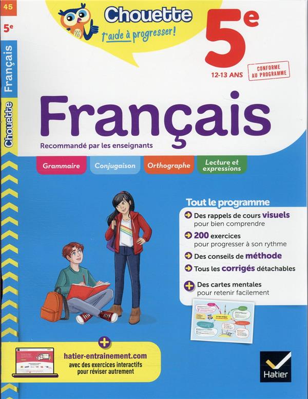 FRANCAIS 5E - CAHIER DE REVISION ET D'ENTRAINEMENT