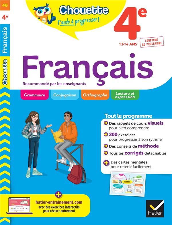 FRANCAIS 4E - CAHIER DE REVISION ET D'ENTRAINEMENT RECOMMANDE PAR LES ENSEIGNANTS