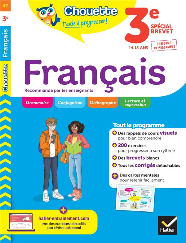 FRANCAIS 3E - CAHIER DE REVISION ET D'ENTRAINEMENT RECOMMANDE PAR LES ENSEIGNANTS