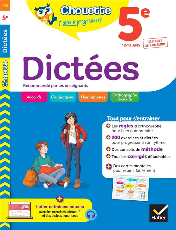 DICTEES 5E - CAHIER DE REVISION ET D'ENTRAINEMENT