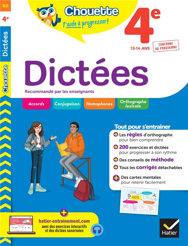 DICTEES 4E - CAHIER DE REVISION ET D'ENTRAINEMENT