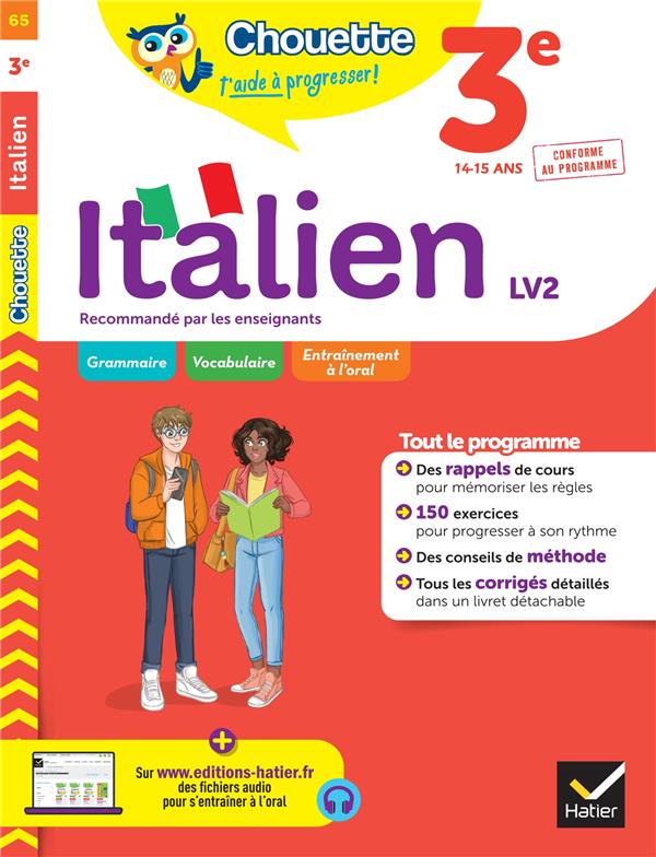 ITALIEN 3E - LV2 (A2, A2+) - CAHIER DE REVISION ET D'ENTRAINEMENT RECOMMANDE PAR LES ENSEIGNANTS