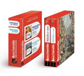 BESCHERELLE - CHRONOLOGIES : HISTOIRE DE FRANCE & HISTOIRE DE PARIS (COFFRET )