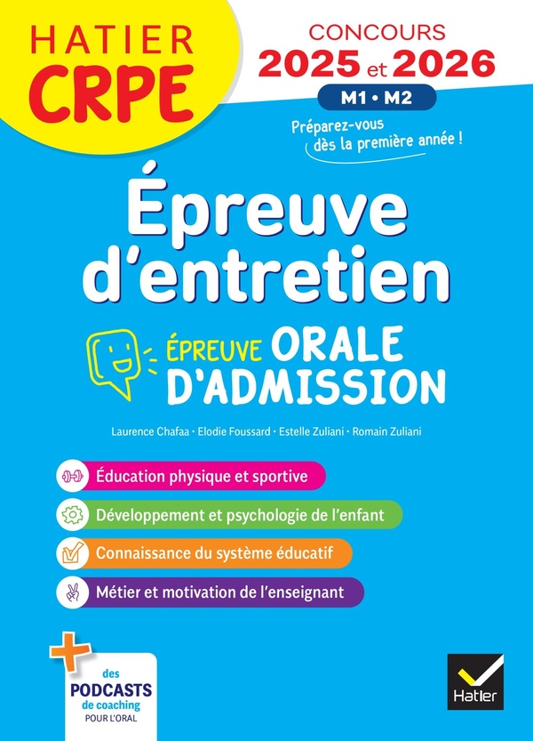 EPREUVE D'ENTRETIEN - CRPE 2025 - EPREUVE ORALE D'ADMISSION