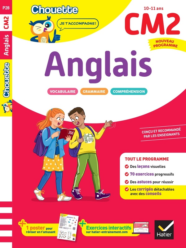 ANGLAIS CM2 - CAHIER DE SOUTIEN NOUVEAU PROGRAMME - LECONS ET EXERCICES CORRIGES