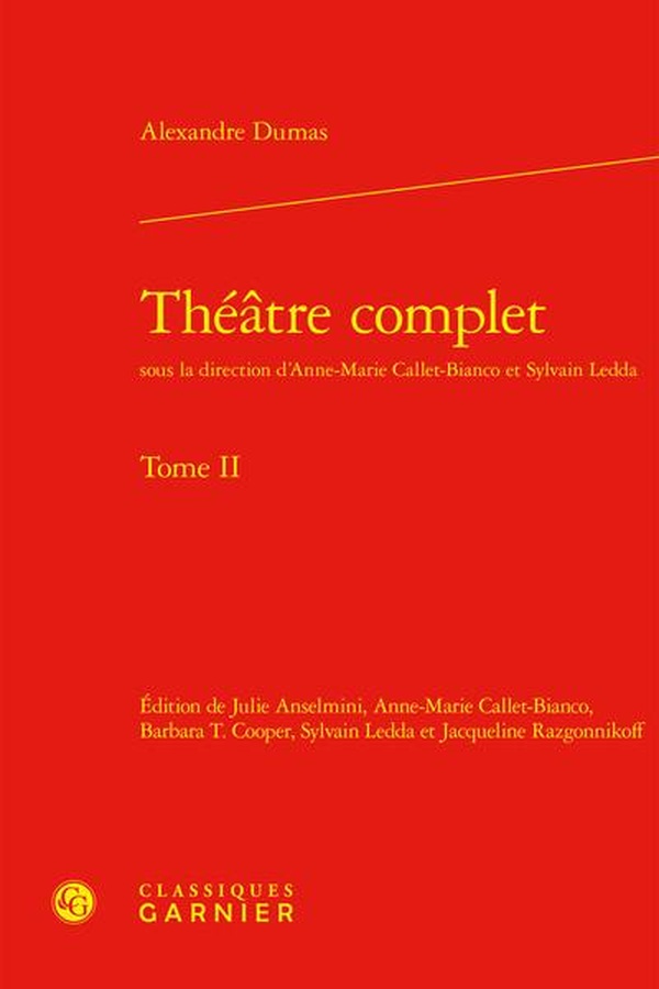 THEATRE COMPLET - TOME II