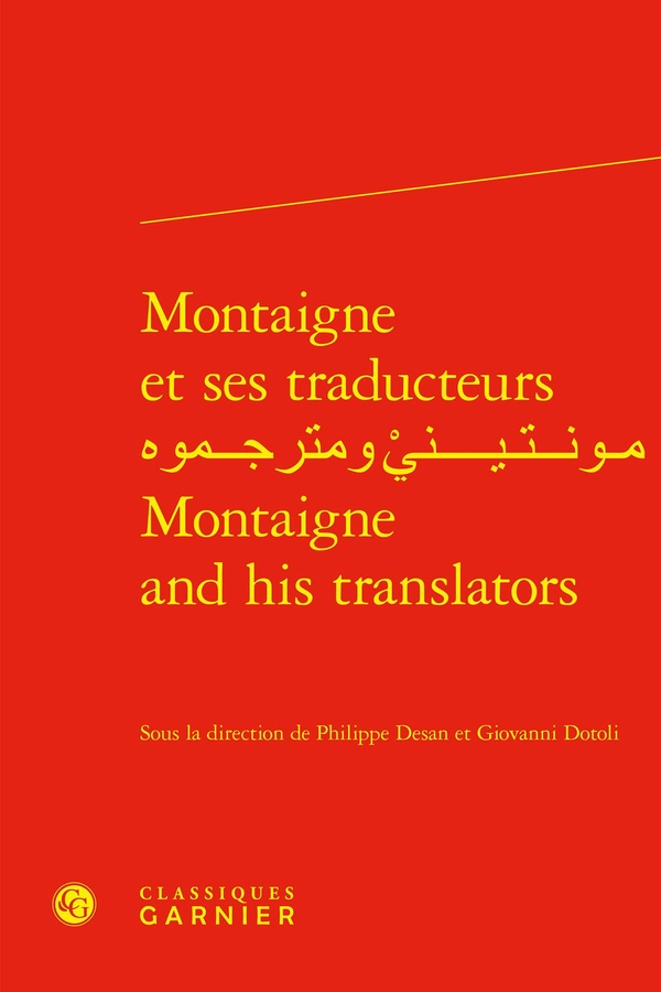 MONTAIGNE ET SES TRADUCTEURS  MONTAIGNE AND HIS TRANSLATORS