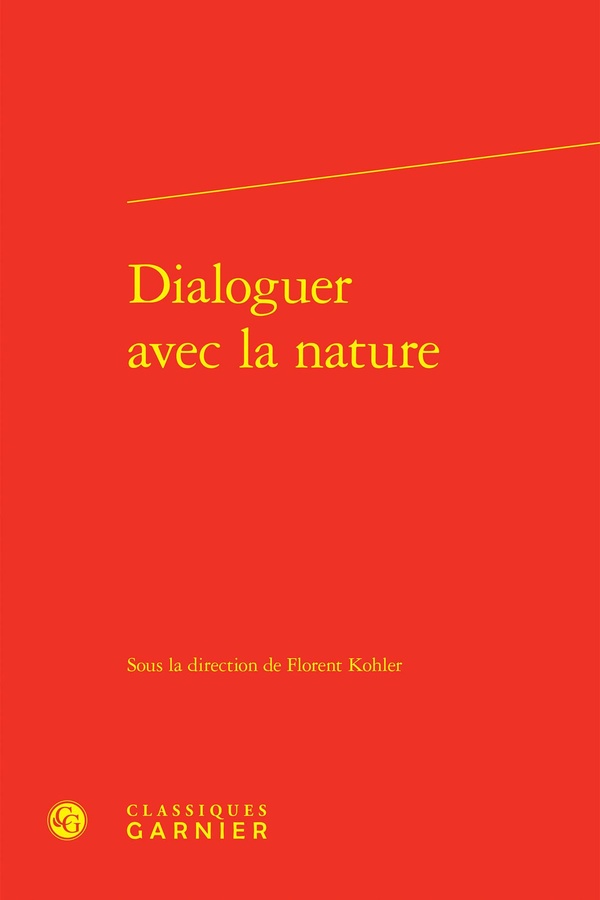DIALOGUER AVEC LA NATURE