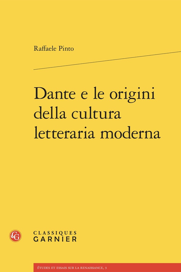 DANTE E LE ORIGINI DELLA CULTURA LETTERARIA MODERNA