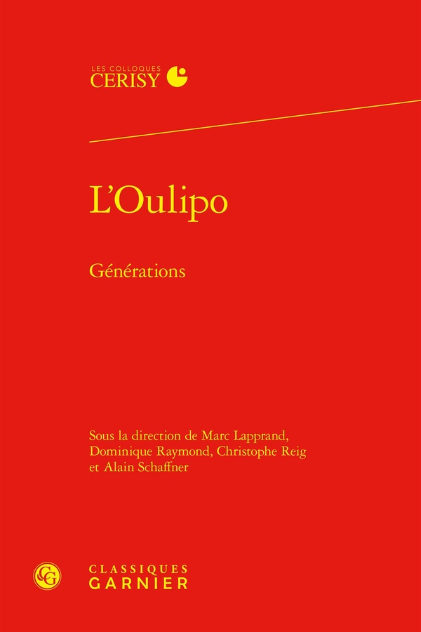 L'OULIPO - GENERATIONS