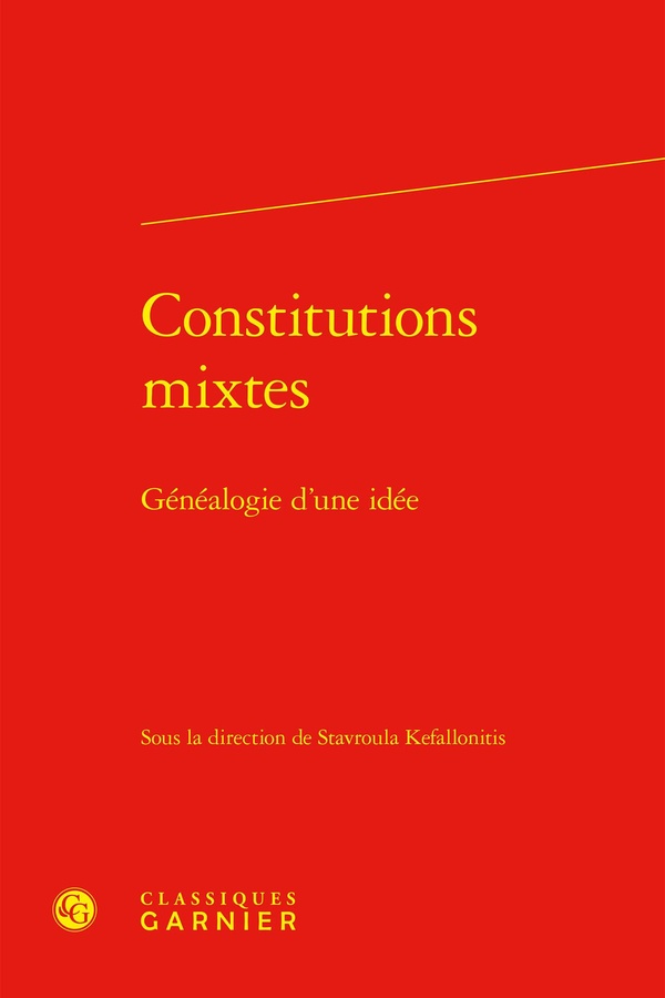 CONSTITUTIONS MIXTES - GENEALOGIE D'UNE IDEE