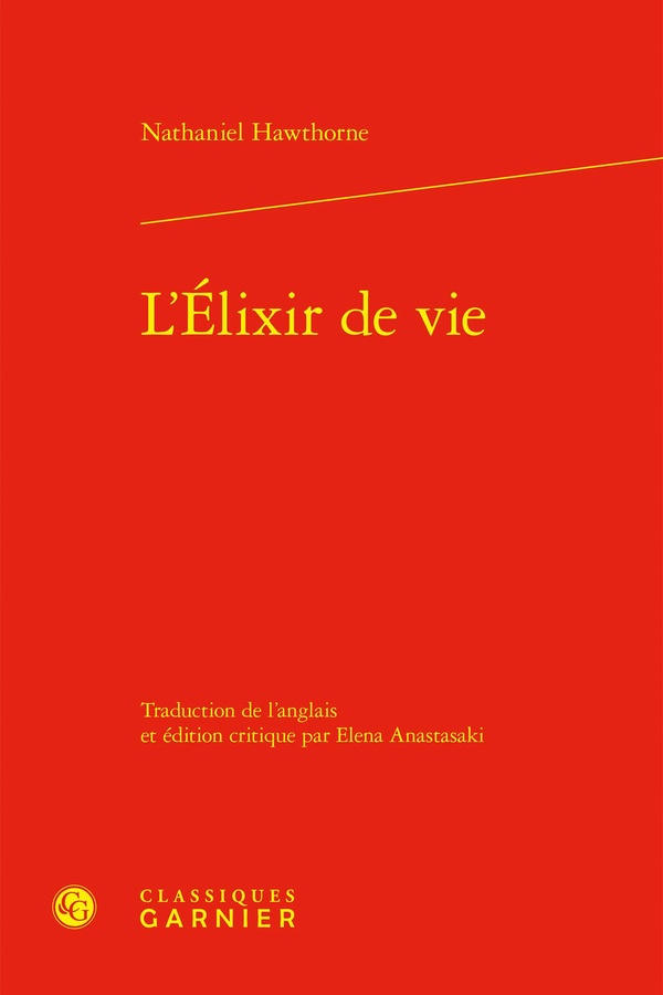 L'ELIXIR DE VIE