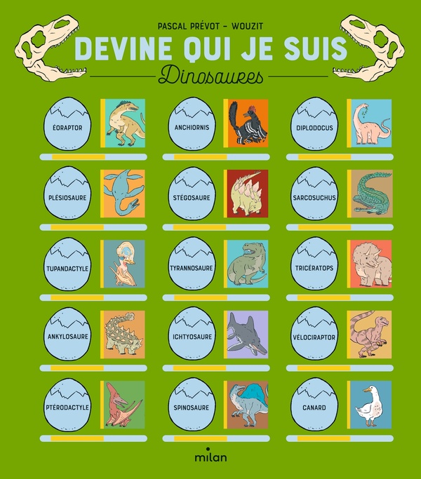 DEVINE QUI JE SUIS - LES DINOSAURES