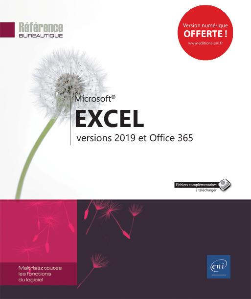 EXCEL - VERSIONS 2019 ET OFFICE 365