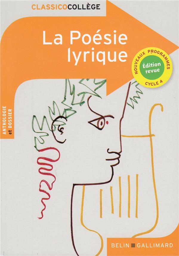 LA POESIE LYRIQUE