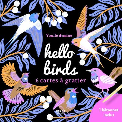 CARTES A GRATTER MINI - HELLO BIRDS