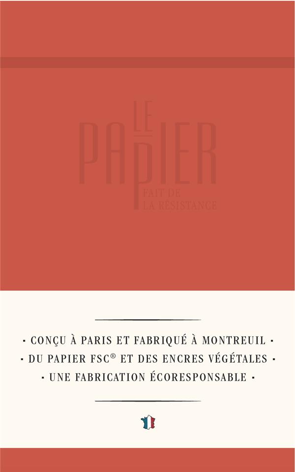 CARNET INTEMPOREL ROUGE (VENTE FERME)